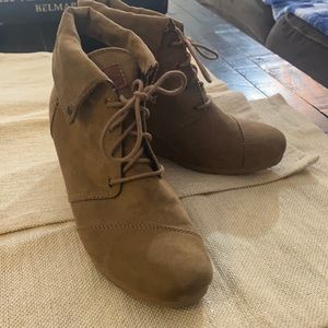 Mad love lace up boots